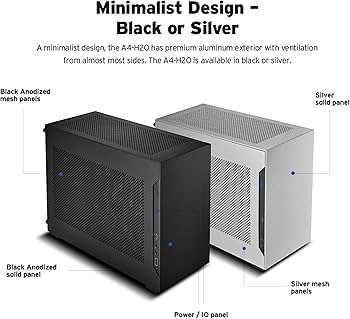 Amazon.com: Lian Li A4-H2O Mini-ITX PC Case, Triple-Slot